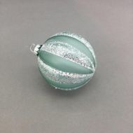 BABY BLUE SILVER STRIPED BALL