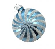 BLUE WHITE CANDY SWIRL