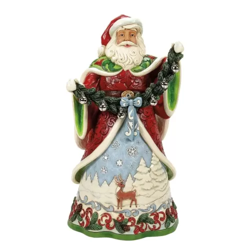 Santa with Bell Garland