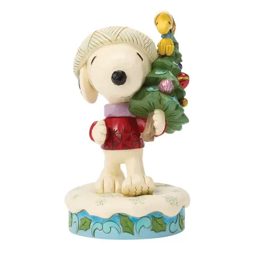 Snoopy and Woodstock with Tree