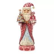 Nutcracker Santa Tree Red/Pink