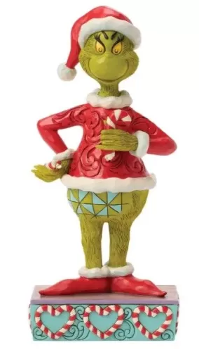 Grinch with Broken Candy Cane