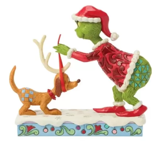 Grinch Tying Antlers on Max