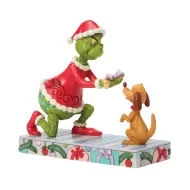 Grinch Giving Max a Bone
