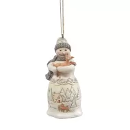 Snowman Holding Fawn HO