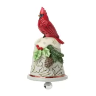 Cardinal Perched on Bell