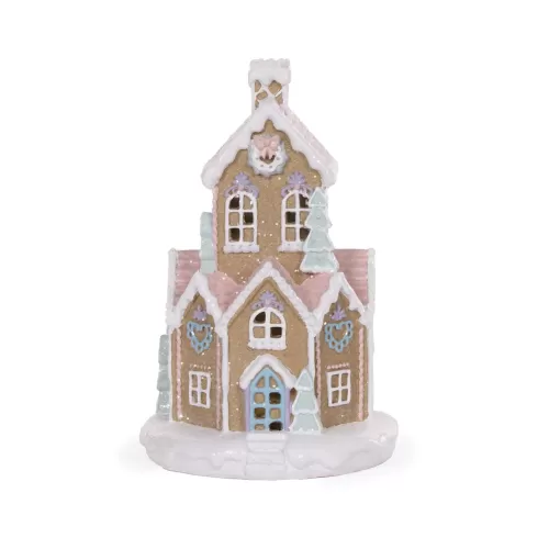 PASTEL GINGERBREAD HOUSE SML